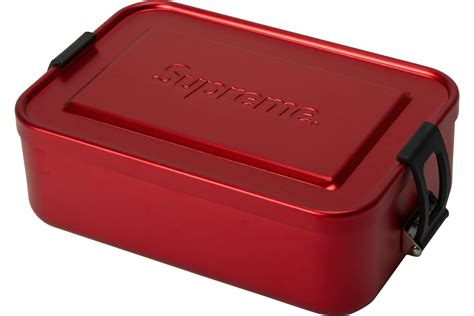 supreme metal box small|Supreme SIGG Small Metal Box Plus Red .